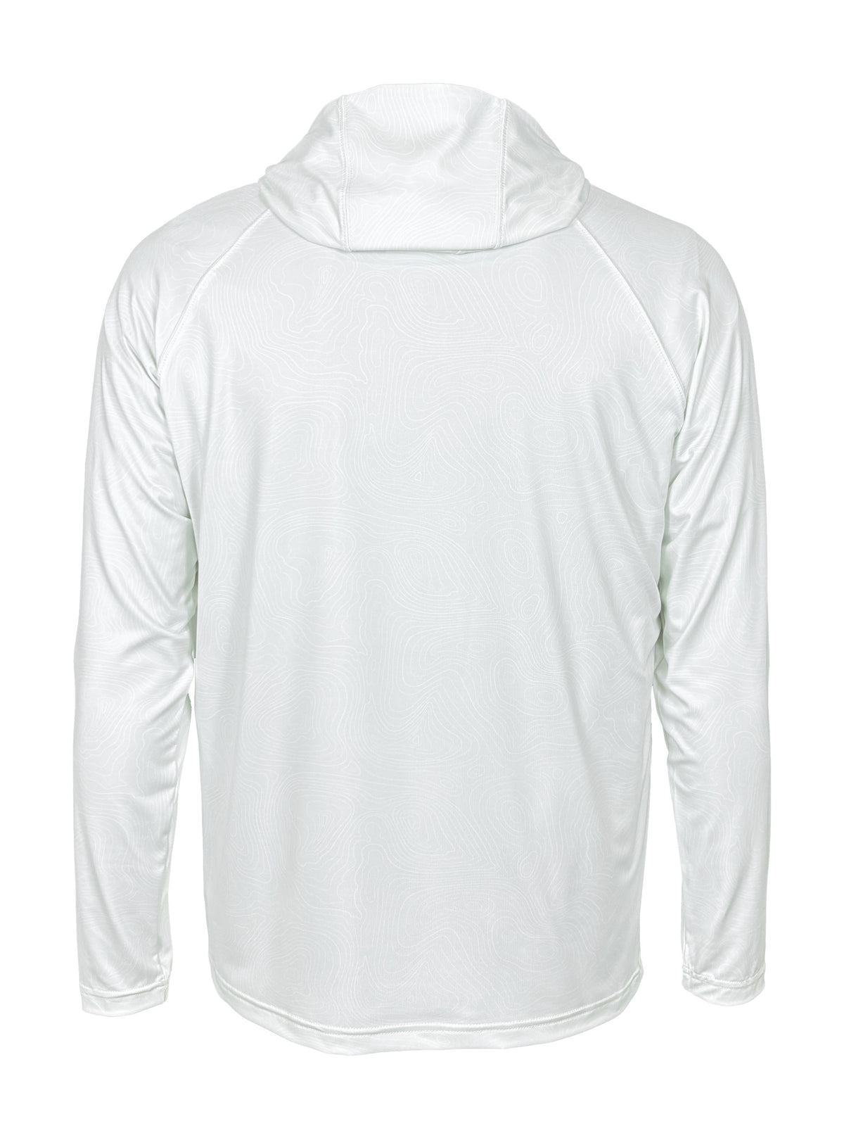 Silver Topo long sleeve hoodie sun shirt, back #Logo_Left Chest